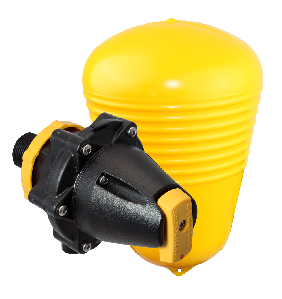 Megaflow underwater mounted trough valve