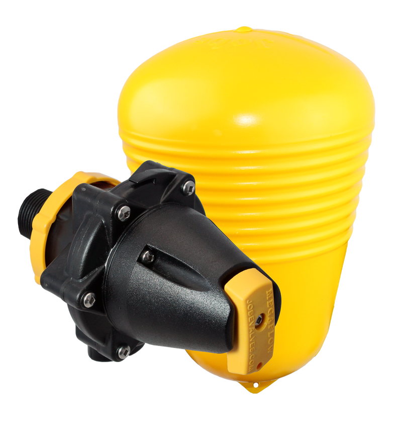 Megaflow underwater mounted trough valve